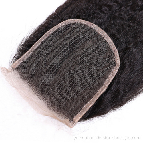 Wholesale Amazing High Grade 1 donor 100% Real Virgin Brazilian Human Hair Bundles with Lace Closure for Black Women
